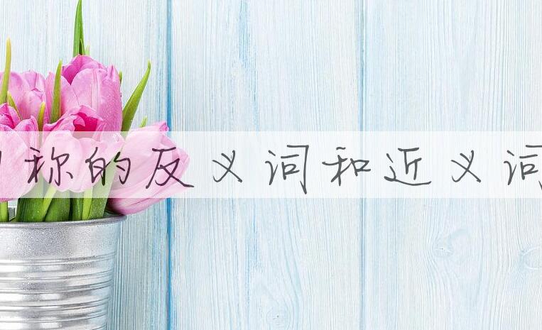 成语匀称的反义词和近义词是什么意思?