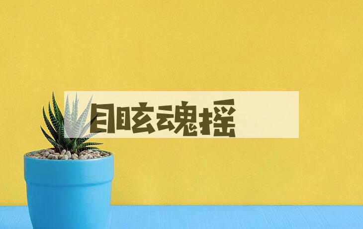 成语目眩魂摇是什么意思？