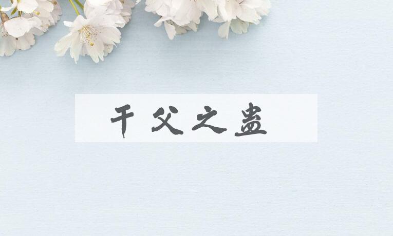 成语干父之蛊是什么意思？