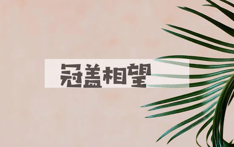 成语冠盖相望是什么意思？