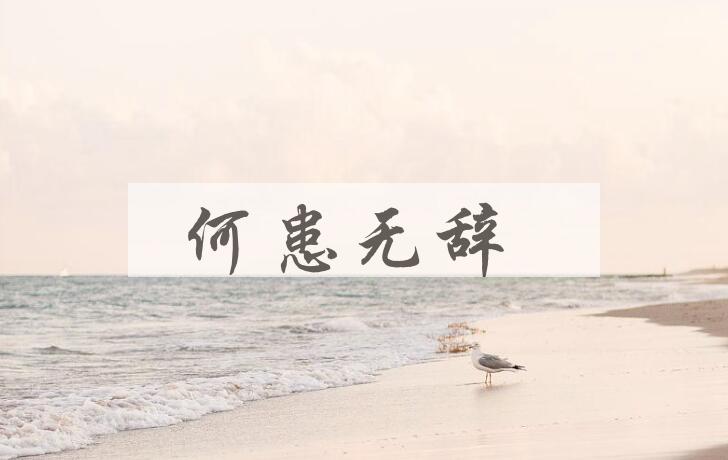 成语何患无辞是什么意思？