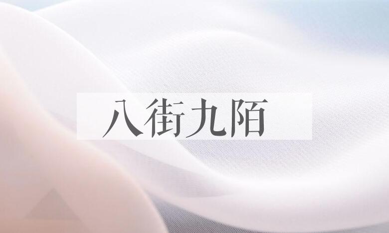 成语八街九陌是什么意思？