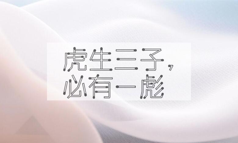 成语虎生三子，必有一彪是什么意思？