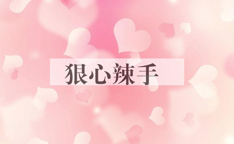 成语狠心辣手是什么意思？