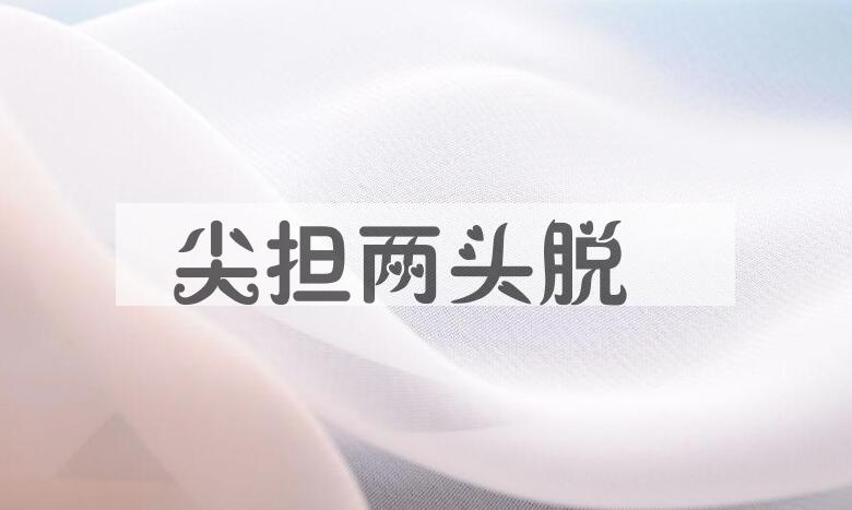 成语尖担两头脱是什么意思？
