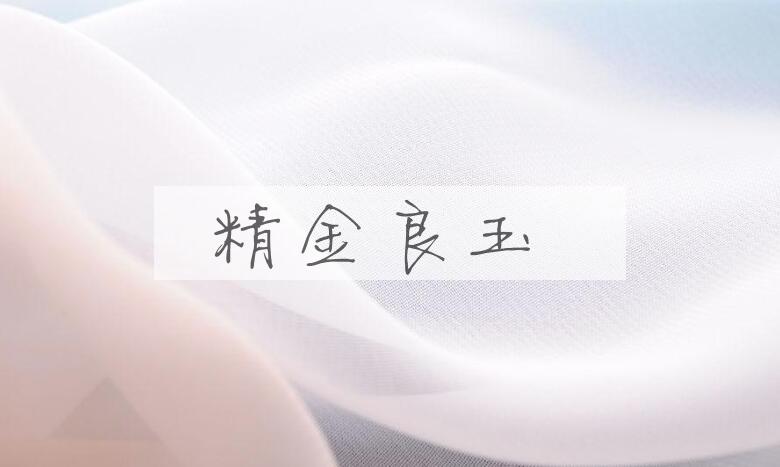 成语精金良玉是什么意思？