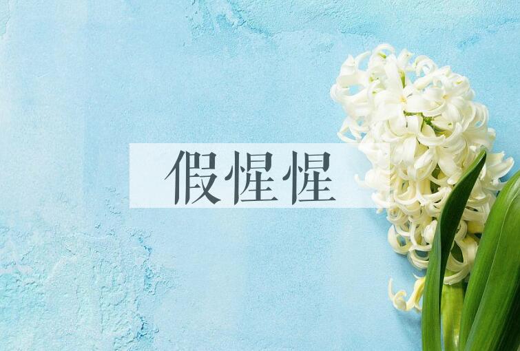 成语假惺惺是什么意思？