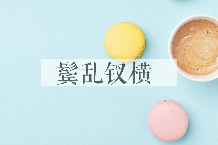 成语鬓乱钗横是什么意思？