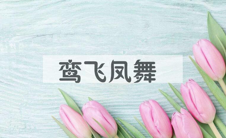 成语鸾飞凤舞是什么意思？