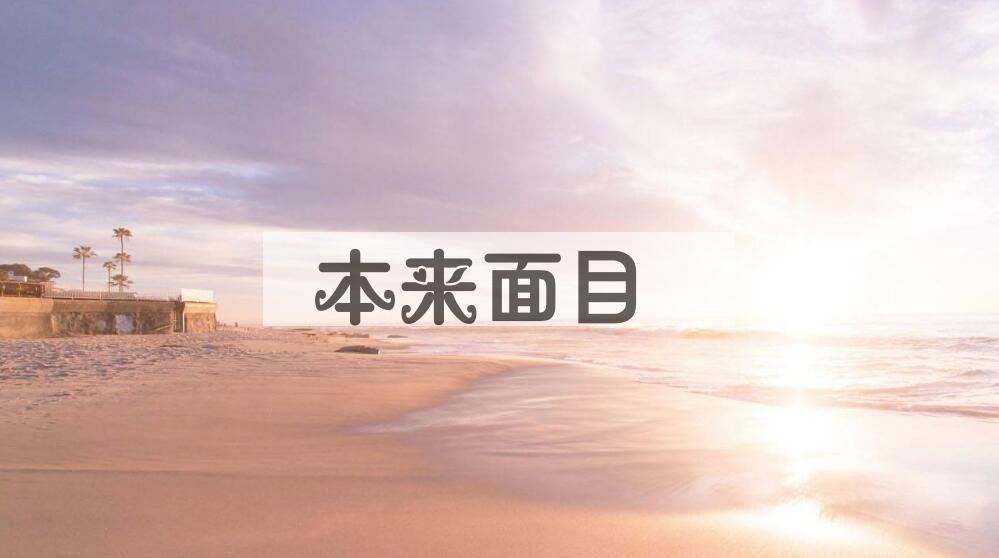 成语本来面目是什么意思？