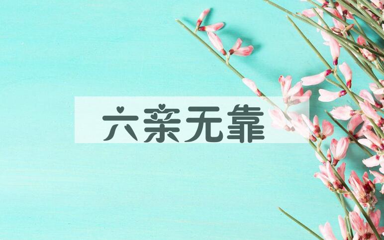 成语六亲无靠是什么意思？