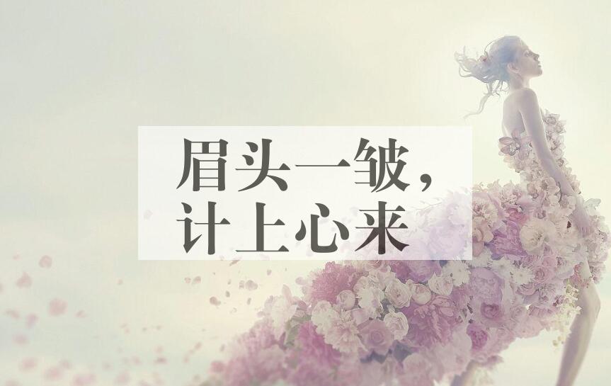 成语眉头一皱，计上心来是什么意思？