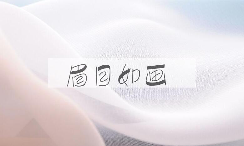 成语眉目如画是什么意思？