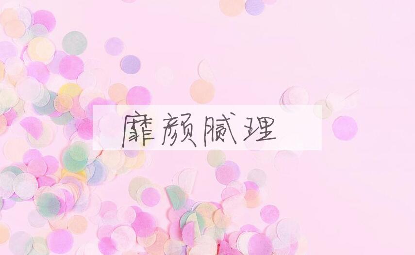 成语靡颜腻理是什么意思？