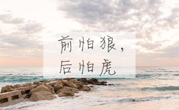 成语前怕狼，后怕虎是什么意思？
