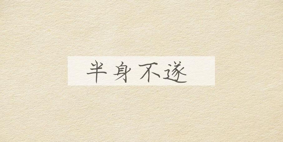 成语半身不遂是什么意思？