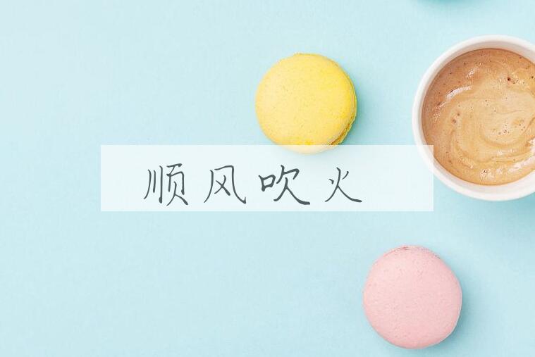 成语顺风吹火是什么意思？
