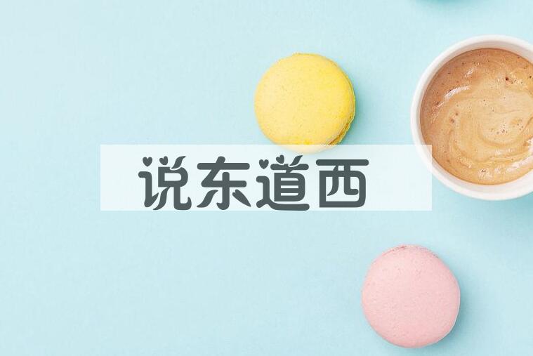 成语说东道西是什么意思？