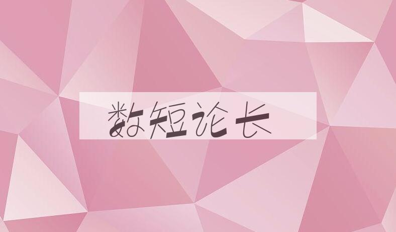 成语数短论长是什么意思？