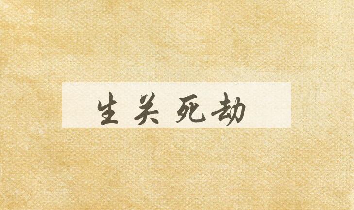 成语生关死劫是什么意思？