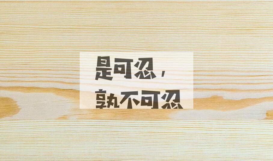 成语是可忍，孰不可忍是什么意思？