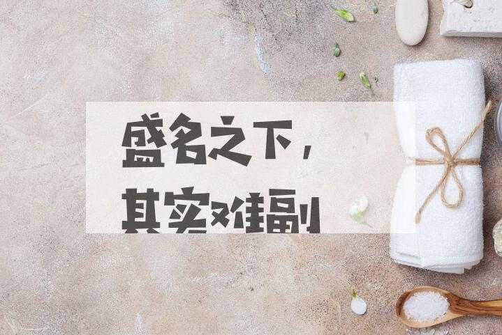 成语盛名之下，其实难副是什么意思？