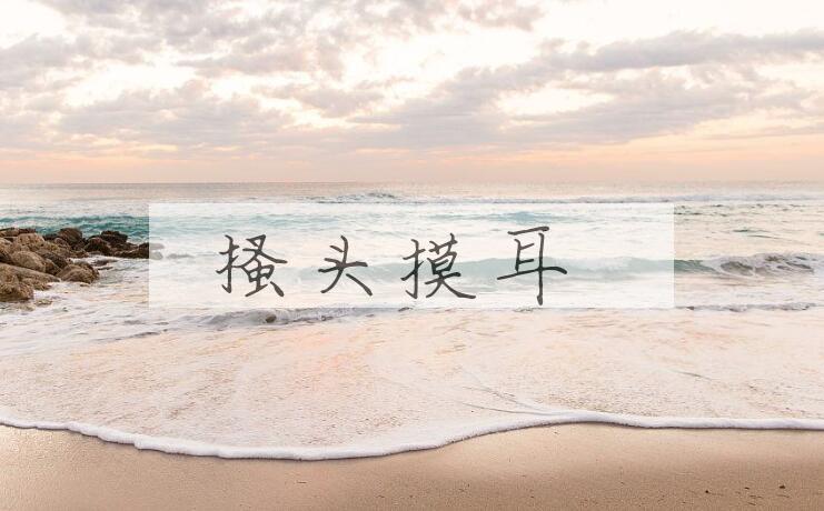 成语搔头摸耳是什么意思？