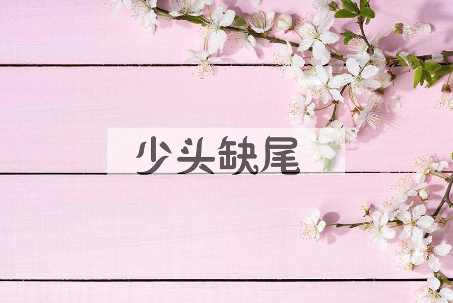 成语少头缺尾是什么意思？