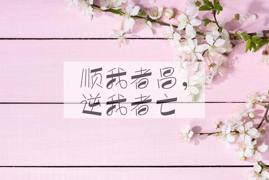 成语顺我者昌，逆我者亡是什么意思？