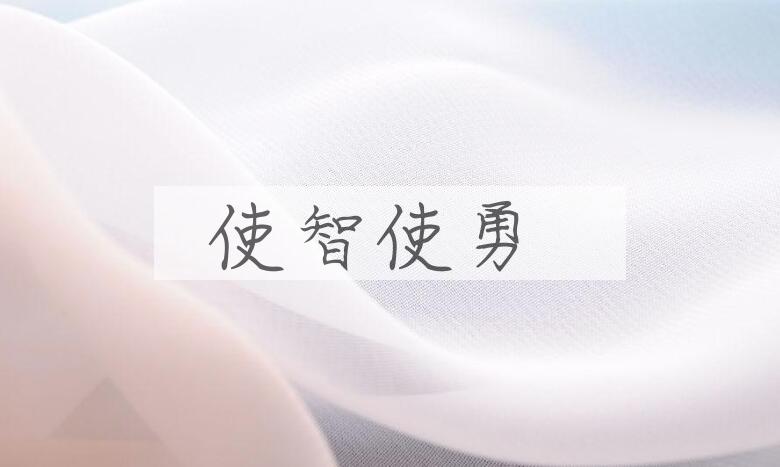 成语使智使勇是什么意思？