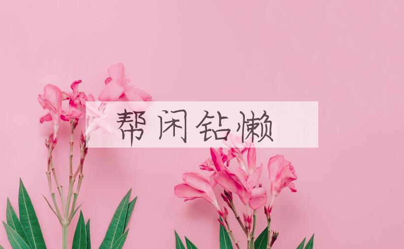 成语帮闲钻懒是什么意思？