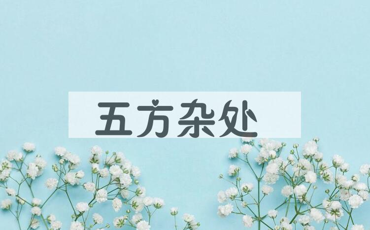 成语五方杂处是什么意思？