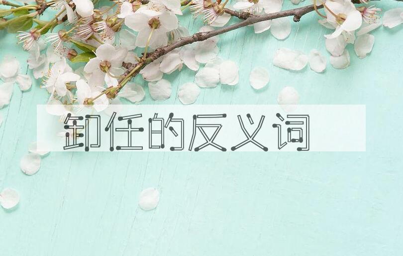 用卸任造句