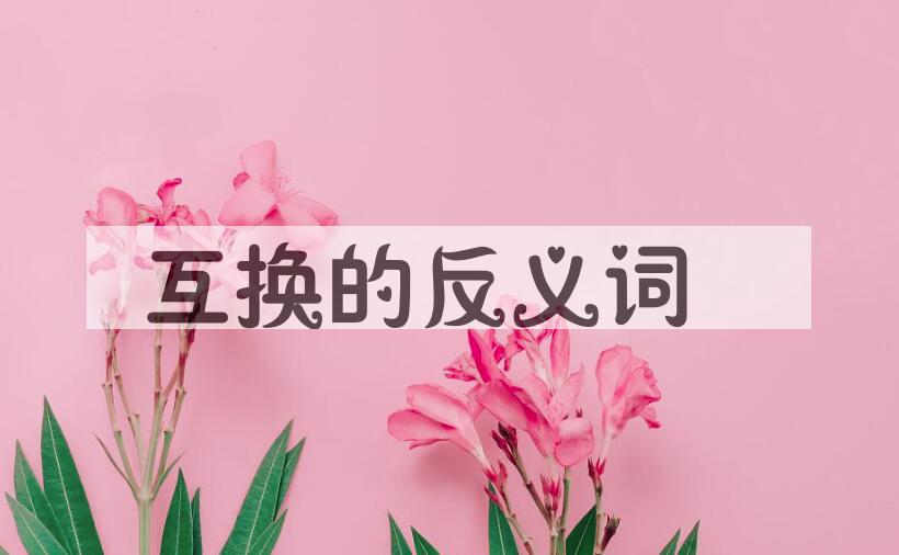 用互换造句