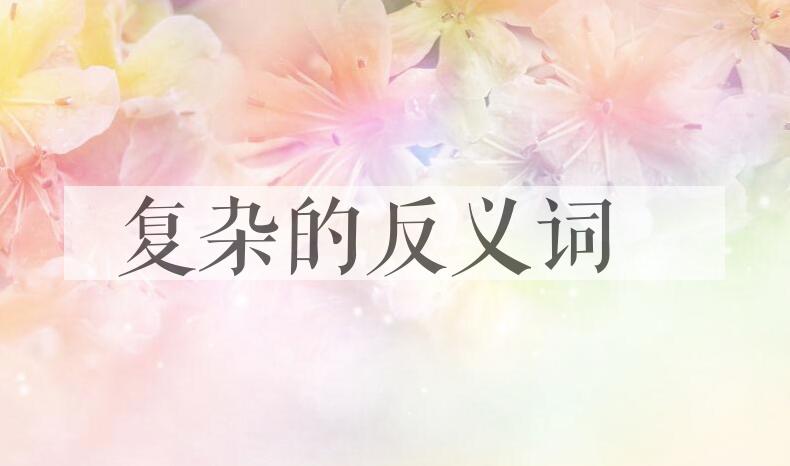用复杂造句