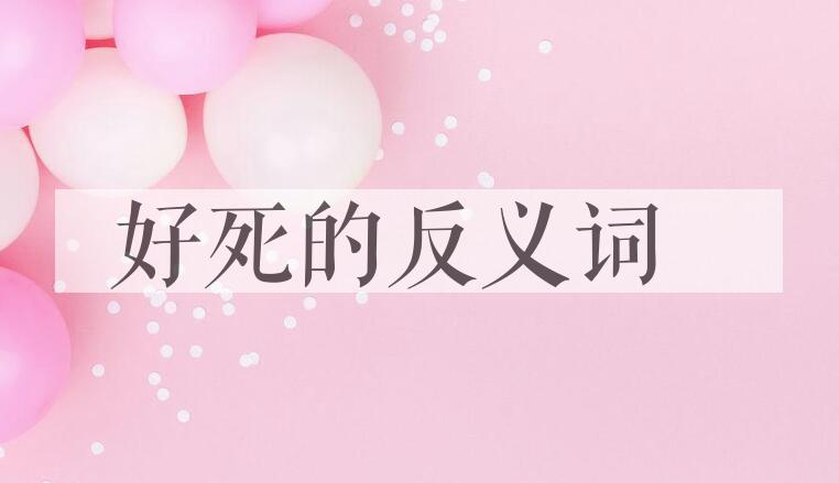 用好死造句