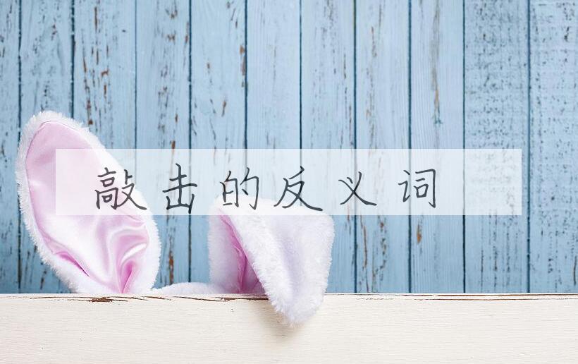 用敲击造句