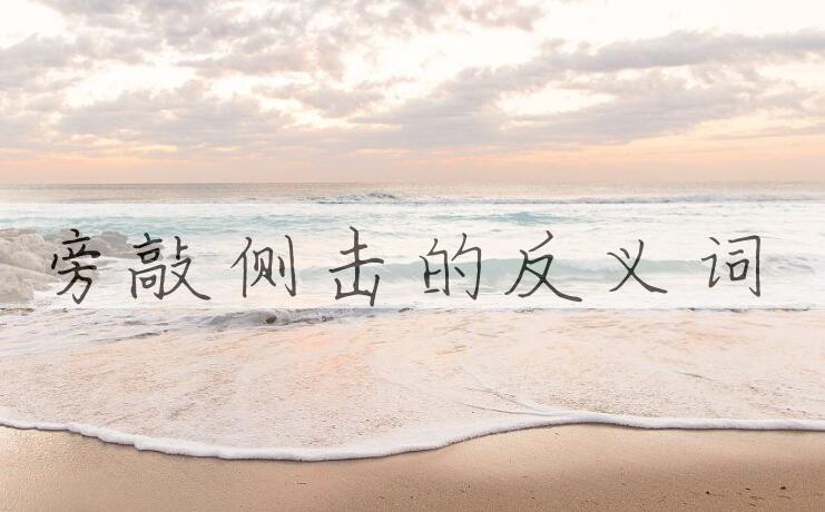 用旁敲侧击造句
