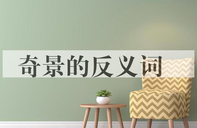 用奇景造句