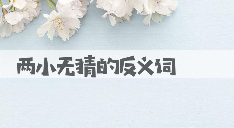 用两小无猜造句