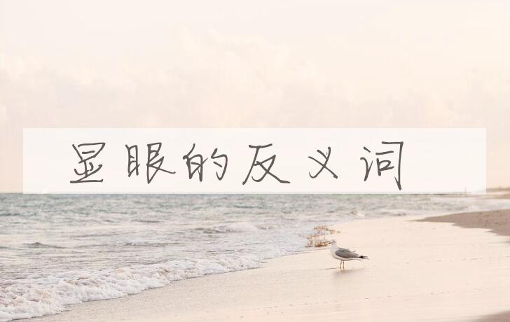 用显眼造句