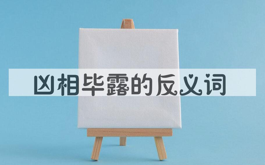 用凶相毕露造句