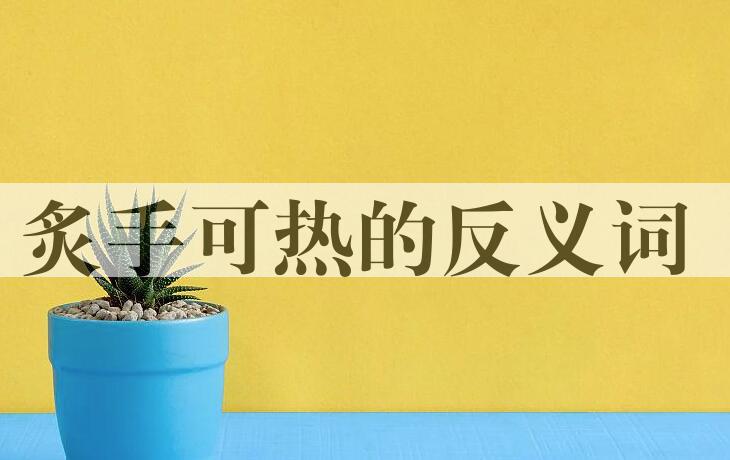 用炙手可热造句
