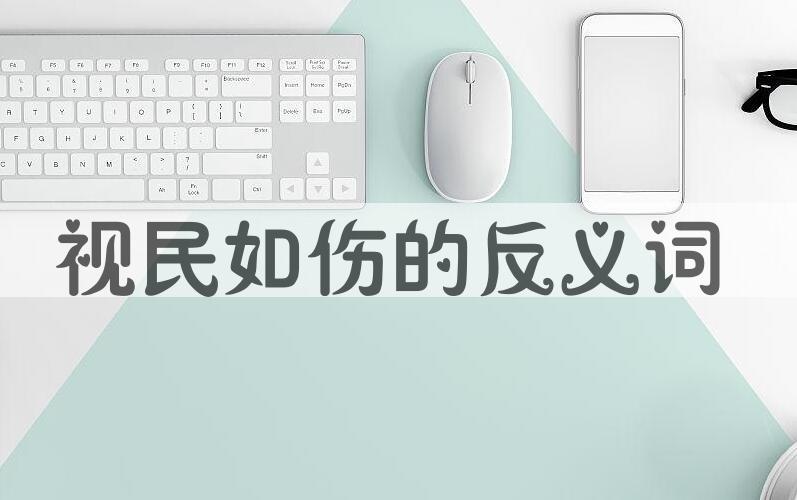 用视民如伤造句