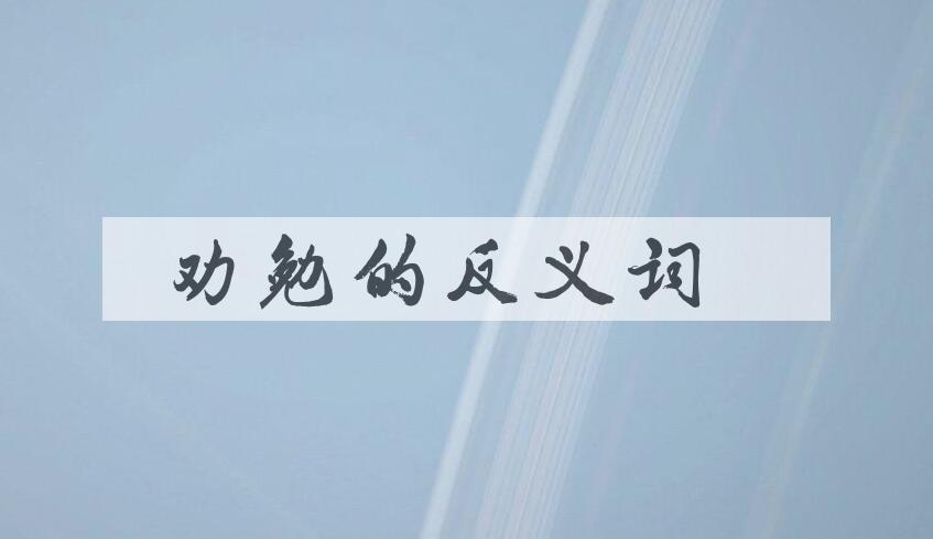 用劝勉造句