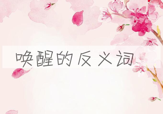 用唤醒造句
