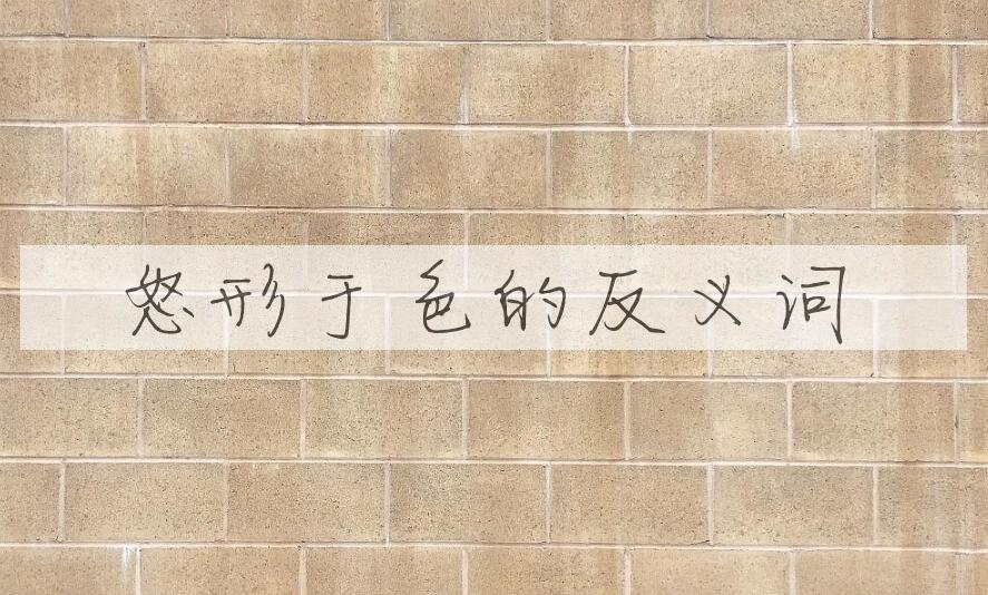 用怒形于色造句