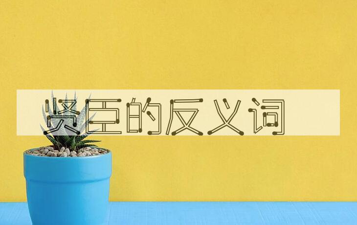 用贤臣造句