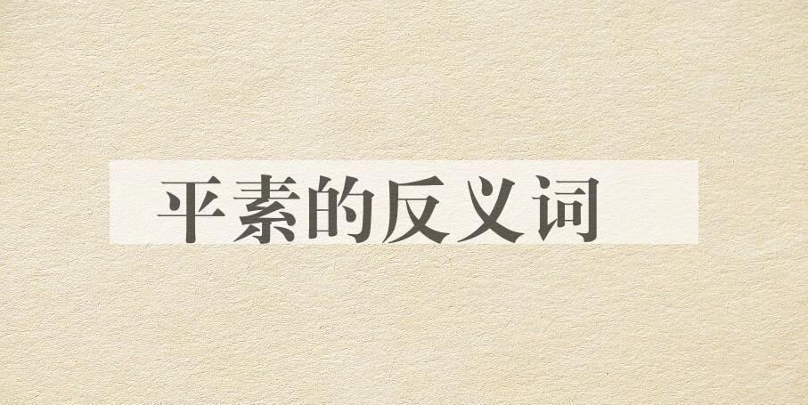 用平素造句