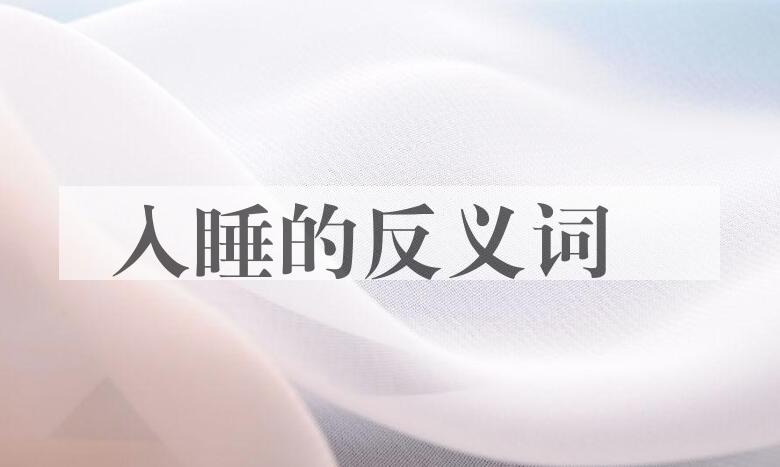 用入睡造句